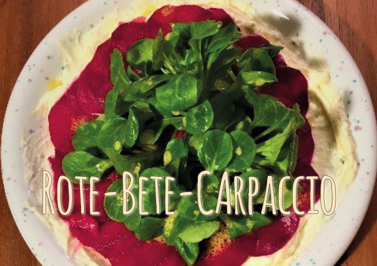 2019/12: Rote-Bete-Carpaccio